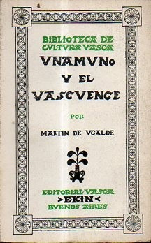 Unamuno Y El Vascuence-contra Ensayo-m.ugalde-libreriamerlin (Usado)