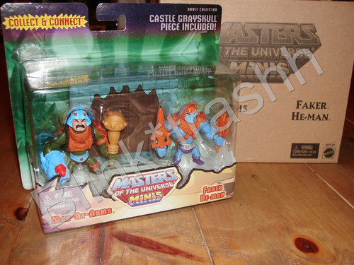 Mini Man-at-arms Y Faker Figuras Motu Parte Castle Grayskull