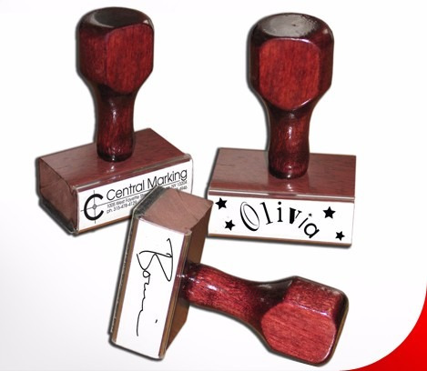 Sellos De Madera Personalizado Grande Mas Almohadilla