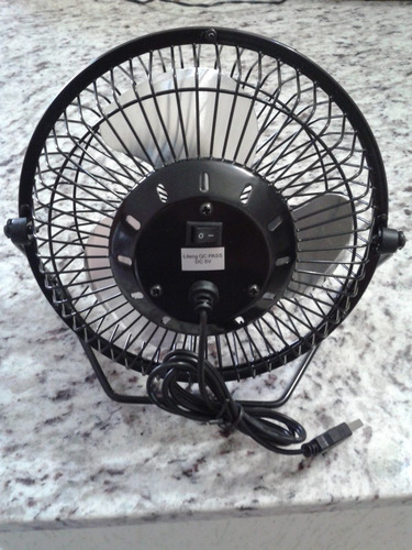 Mini Ventilador De Mesa Articulavel Usb Notebook Pc Xbox Nf