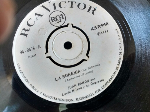 Vinilo Single De Juan Ramón La Bohemia ( K65