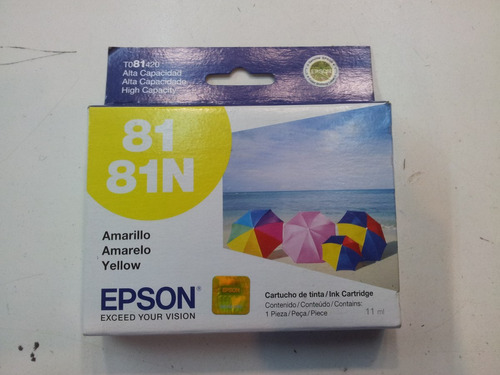 Epson 81 Amarillo T081420 81420 R270 R290 Rx590 1410 1430