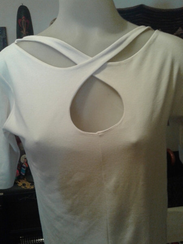 Carven Remera Blanca De Lycra
