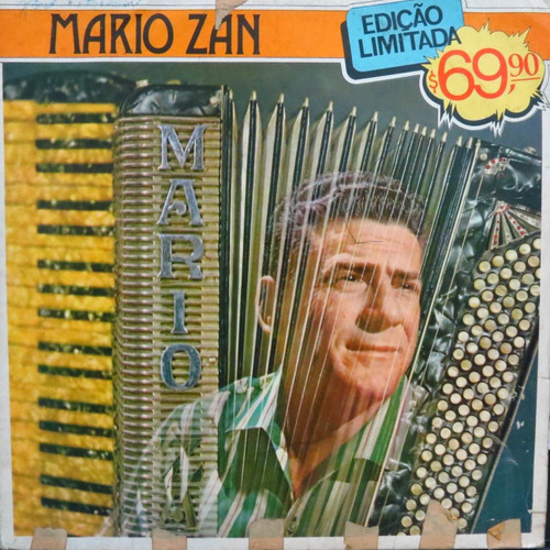 Lp -  Mario  Zan  -  Edição Limitada  -  Vinil Raro