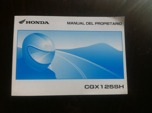 Honda Cg 125 Sh Manual De Propietario Impecable