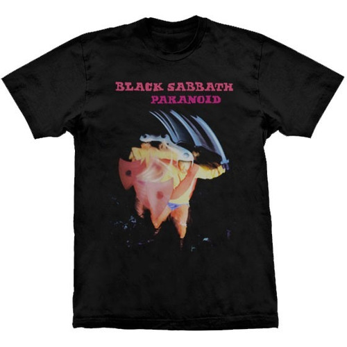 Camiseta Black Sabbath Paranoid Stamp