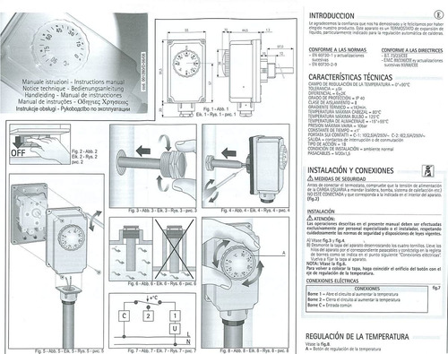 Imagen 3 de 4 de Imit Termostato De Inmersion Tc2 542470 Mexico 0 A 90 Grados