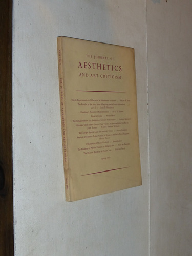 Revista Estetica Journal Aesthetics & Art Criticism Spring73