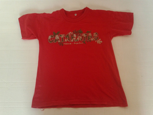 Remera Roja Cataratas Misiones Talle 16