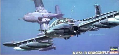 A-37a/b Dragonfly (kit Plástico), 1/72 Hasegawa. 