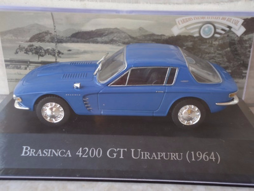 Miniatura Brasinca 4200 Gt Uirapuru 1964 Carro Inesquecíveis