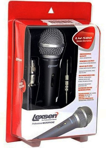 Microfone Lexsen Lm-580 Com Cabo Xlr-p10 4,5 Metros - Ac0427