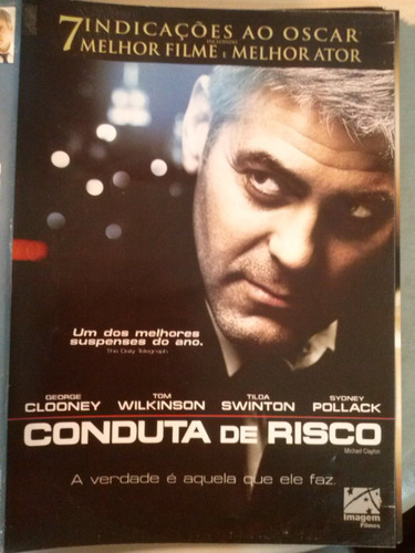 Dvd Conduta De Risco - Com George Clooney