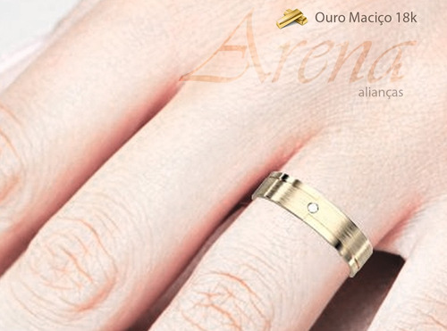 Par Alianças De Ouro 18k 5mm 10 Gramas Noivado E Casamento