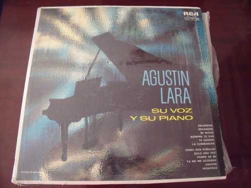 Lp Agustin Lara, Su Voz Y Su Piano Escarcha