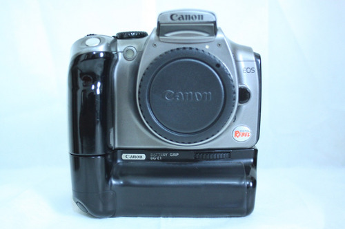 Câmera Canon Xt Com Grip, Cartão De Memória E Bateria