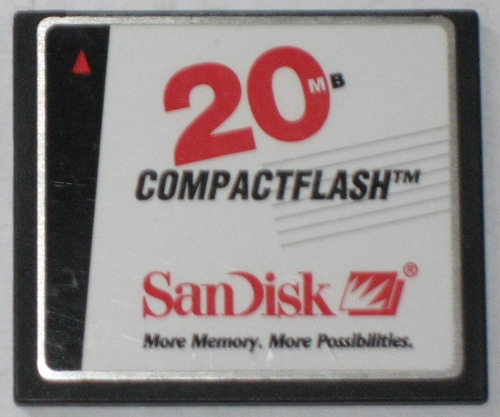 Memoria Compact Flash Sandisk 20mb