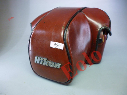 Imagem 1 de 5 de Nikon F3 E F3 Hp - Estojo Cf-22 De Couro - Lindo !