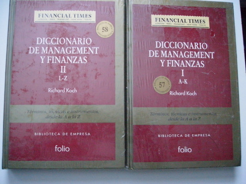 Diccionario De Management Y Finanzas - Richard Koch 1994