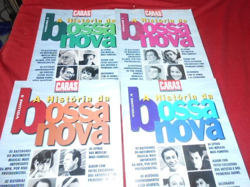 Revistas A História Da Bossa Nova Caras Nºs 1, 2, 3 E 4