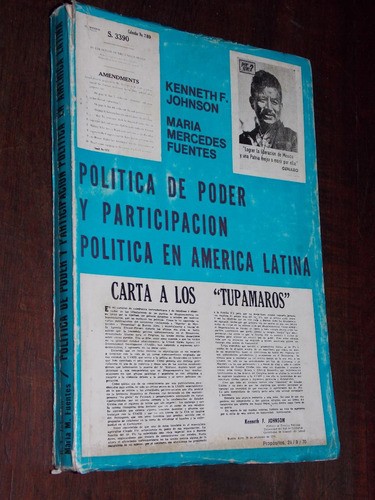 Kenneth Johnson M. Fuentes Politica De Poder Tupamaros 1973