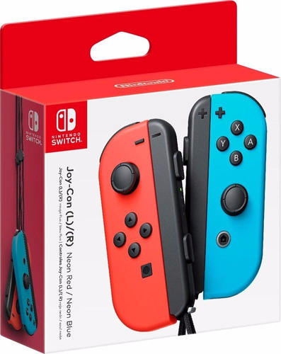 Nintendo Switch Controladores Joy-con Color Azul Y Rojo Neón