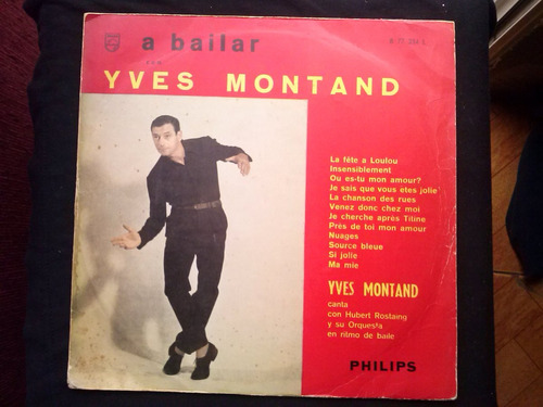 Lp A Bailar Con Yves Montand