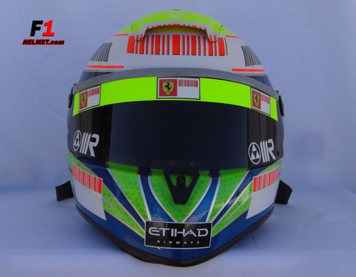 Casco Automovilismo Competicion Felipe Massa 2008