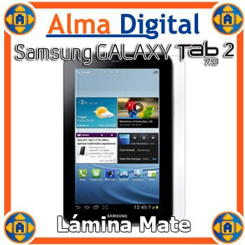 Lamina Protector Pantalla Samsung Tab 2 7 P3100 P6200 Mate 