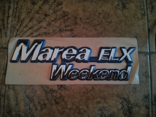 Emblema Sigla Trasera Marea Elx Weekend Original Nueva