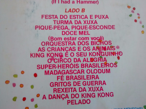 Vinilo Lp De Xuxa - Carnaval De Baixinhos (u99
