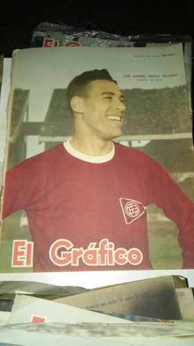 Revista El Grafico -  Solo Tapa - Lanus Delgado