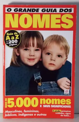 Nomes e mais Nomes: Nomes masculinos de A a Z