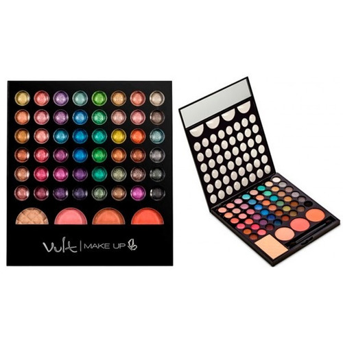 Kit Estojo Maquiagem Paleta Studio 3d Vult Make Up  48 Cores