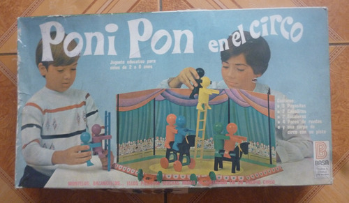  Antiguo Juego Poni Pon En El Circo Basa