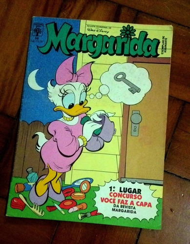 Revista Quadrinhos Margarida Nº56 Disney 1988 Editora Abril
