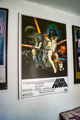 Cuadro Star Wars Del Poster  La Primera Pelicula