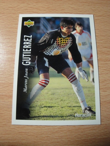 Figuritas Futbol 1995 Trading Card Huracan Gutierez 132