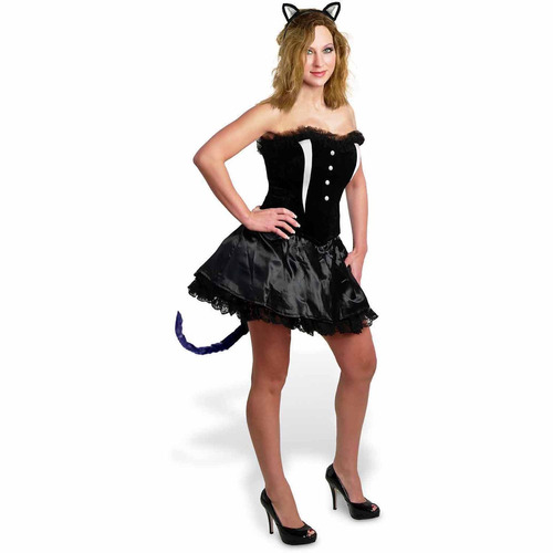 Disfraz De Gatita Sexy Para Mujer Talla: M/l Halloween