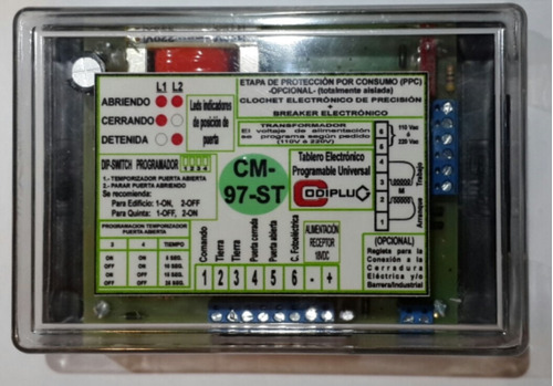 + Tablero Codiplug Barrera De Estacionamiento  Cm-97-triac +