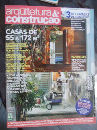 Arquitetura - Casas De 55 A 172m/pastilhas/telhado Amplo/es