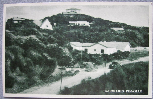 Antigua Foto Postal Del Balneareo Pinamar 1957