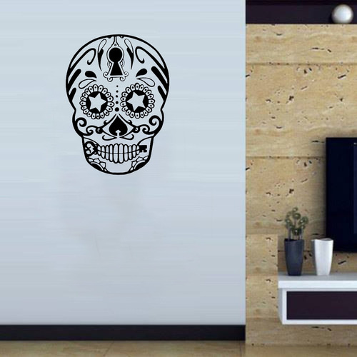 Vinilo Pared Calavera Mexicana  Wall Stickers