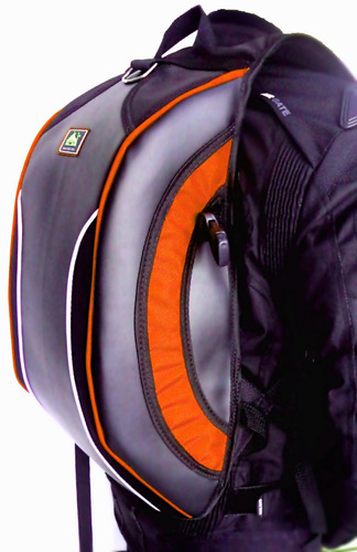 Mochila Moto Speed Impermeável Max Racing Laranja G