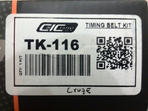Kit De Tiempo Chev Cruze 1.8 Tk-116 Rt