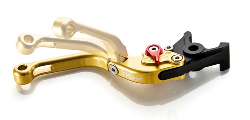 Manete Esportivo Aluminio Dourado Yamaha  Mt 07 Mt07 Mt-07