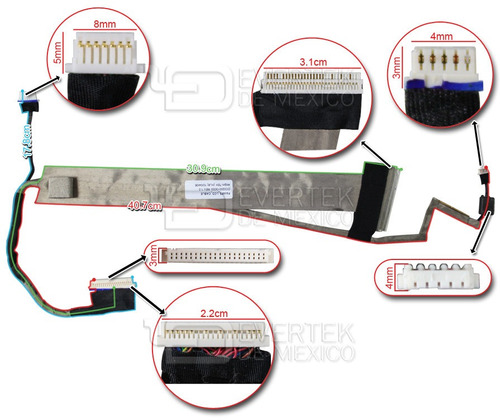 Cable Flex Usado Para Lcd 15.6 Acer Aspire 5334 5734