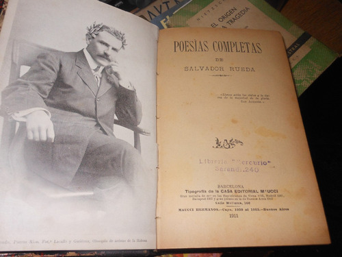 *  Salvador Rueda - Poesias Completas - Año 1911