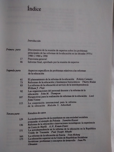 Imagen 3 de 4 de Reformas De La Educacion Experiencias Perspectivas Unesco