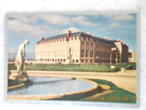 Mar Del Plata Postal Plaza Colon Y Hotel Provincial 1955